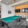 pool table in game room